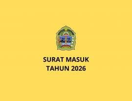 SURAT MASUK TAHUN 2026